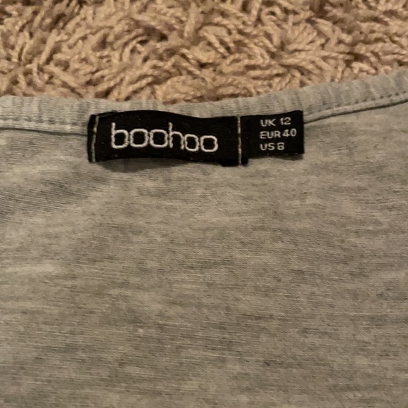 Boohoo Light Grey Tank top - Picture 2 of 2